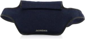 Jacquemus Pre-owned Canvas crossbody-bags Blauw Dames