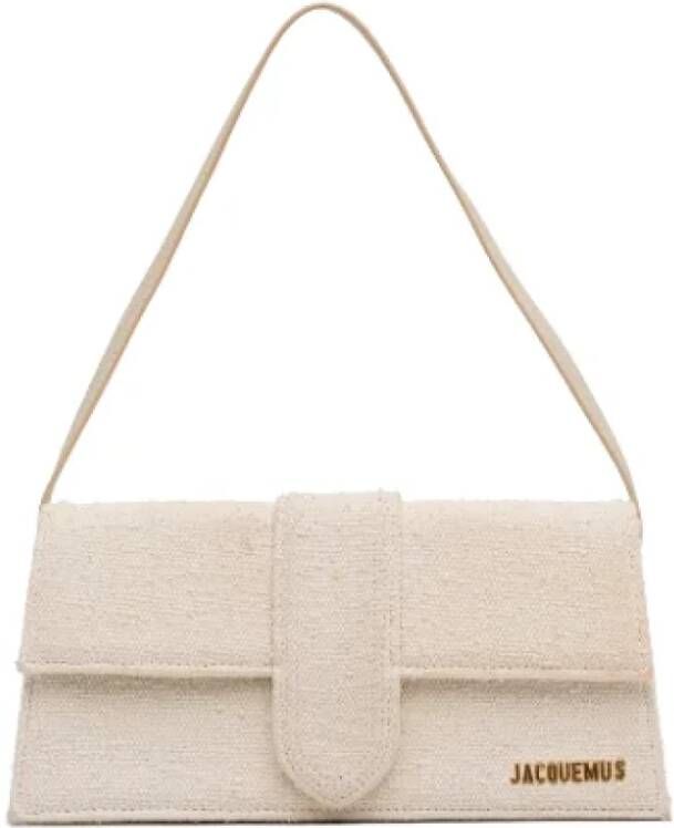 Jacquemus Pre-owned Canvas shoulder-bags White Dames