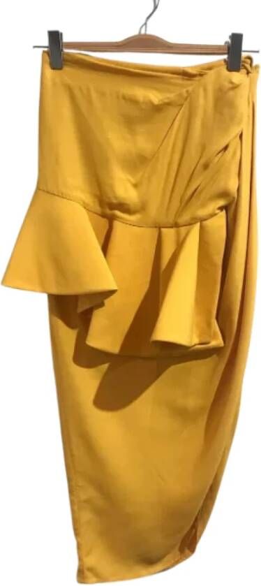 Jacquemus Pre-owned Fabric Yellow Dames