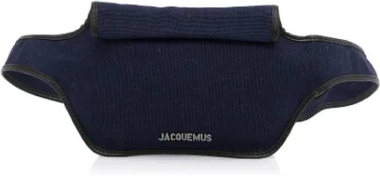 Jacquemus Pre-owned Fabric handbags Blauw Dames