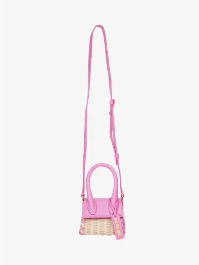 Jacquemus Pre-owned Fabric handbags Roze Dames