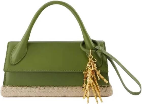 Jacquemus Pre-owned Leather handbags Groen Dames