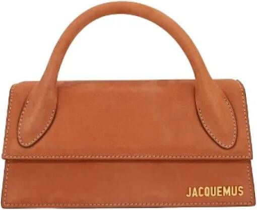 Jacquemus Pre-owned Leather handbags Oranje Dames