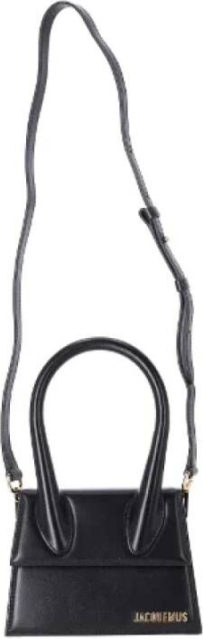 Jacquemus Pre-owned Leather handbags Zwart Dames