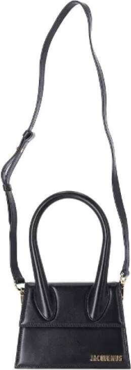 Jacquemus Pre-owned Leather handbags Zwart Dames