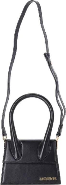 Jacquemus Pre-owned Leather handbags Zwart Dames