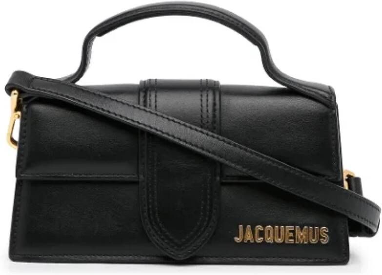Jacquemus Pre-owned Leather handbags Zwart Dames