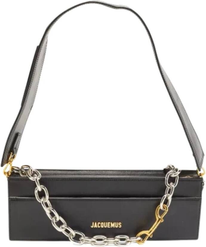Jacquemus Pre-owned Leather shoulder-bags Zwart Dames