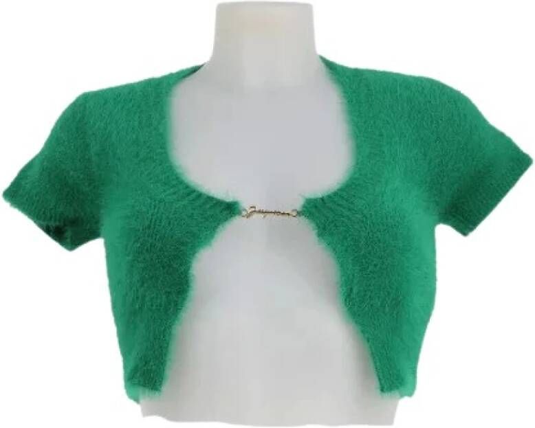 Jacquemus Pre-owned Pratilled fabric tops Groen Dames