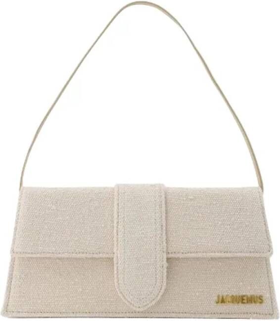 Jacquemus Pre-owned Pre-owned Cotton handbags Beige Dames