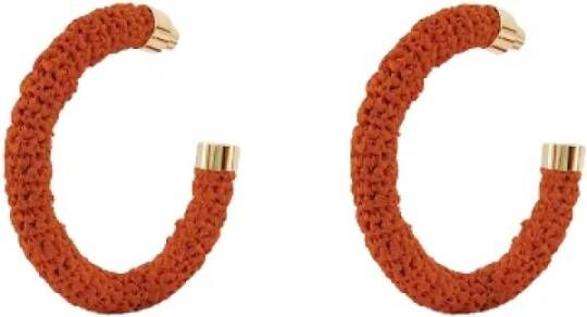 Jacquemus Pre-owned Pre-owned Fabric earrings Oranje Dames