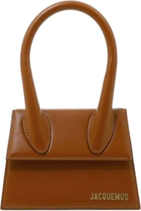 Jacquemus Pre-owned Leather handbags Bruin Dames