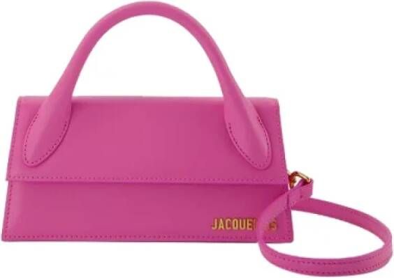 Jacquemus Pre-owned Pre-owned Leather handbags Roze Dames