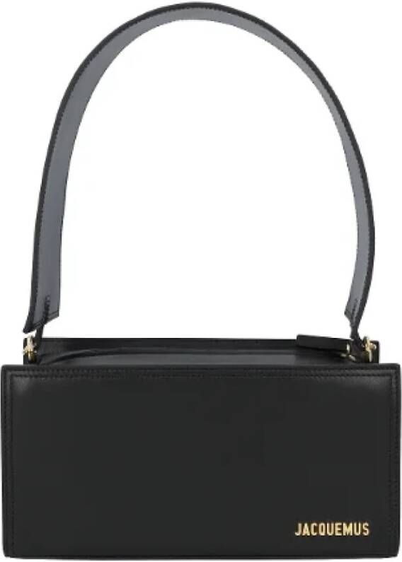 Jacquemus Pre-owned Leather handbags Zwart Dames