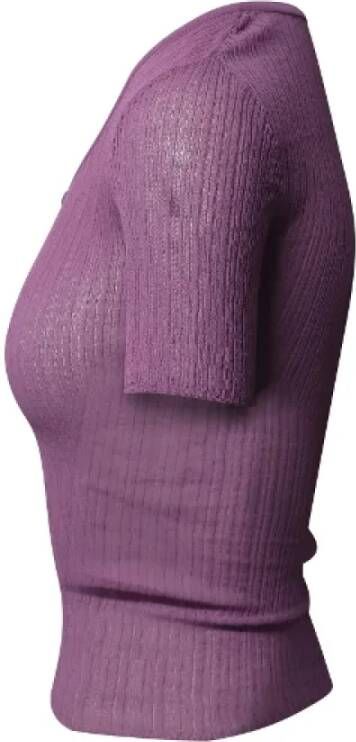 Jacquemus Pre-owned Viscose tops Purple Dames