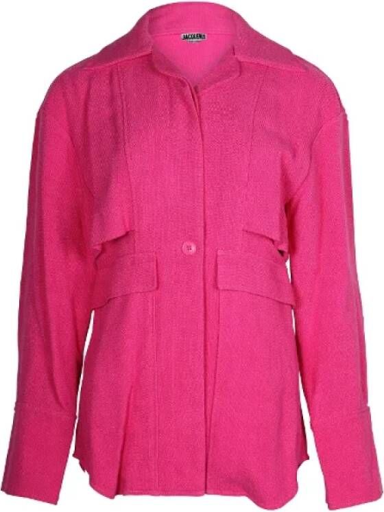 Jacquemus Pre-owned Wool tops Roze Dames