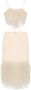 Jacquemus Raphia Crèmekleurige Jurk voor Speciale Gelegenheden Beige Dames - Thumbnail 1