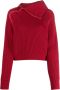 Jacquemus Rode Ronde-hals Gebreide Trui voor Vrouwen Rood Dames - Thumbnail 3
