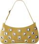 Jacquemus Ronde Vierkante Tas Leer Donkerbeige Beige Dames - Thumbnail 1