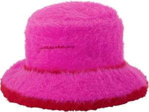 Jacquemus Roze Neve Bucket Hat Roze Dames