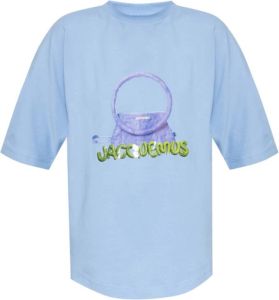Jacquemus Sac Rond T-shirt Blauw Dames