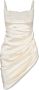 Jacquemus Bloemen geborduurde lingerie jurk White Dames - Thumbnail 1