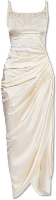 Jacquemus Katoenen jurken voor dames White Dames