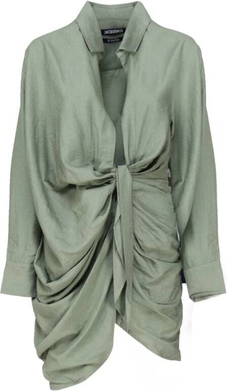 Jacquemus Shirt Dresses Groen Dames