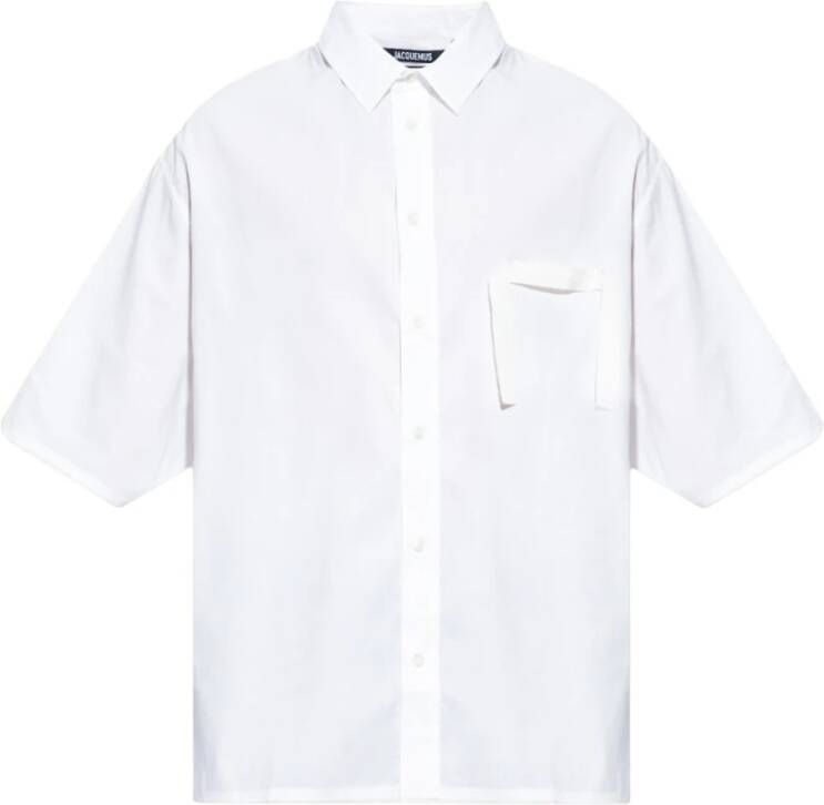 Jacquemus Shirt met korte mouwen White Heren