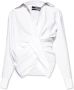 Jacquemus Stijlvolle Overhemd Upgrade LA Chemise Bahia White Dames - Thumbnail 1