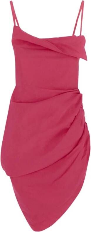 Jacquemus Short Dresses Roze Dames