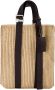 Jacquemus Totes & shoppers Le Panier Tote Bag Dark Brown Raphia in beige - Thumbnail 1