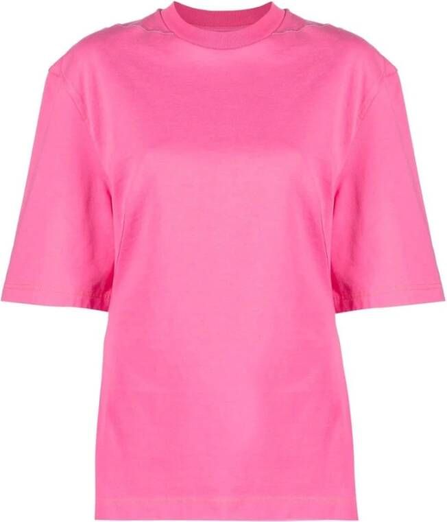Jacquemus T-Shirts Roze Dames