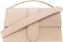Jacquemus Satchels Le Bambinou Envelope Handbag Leather in beige - Thumbnail 2