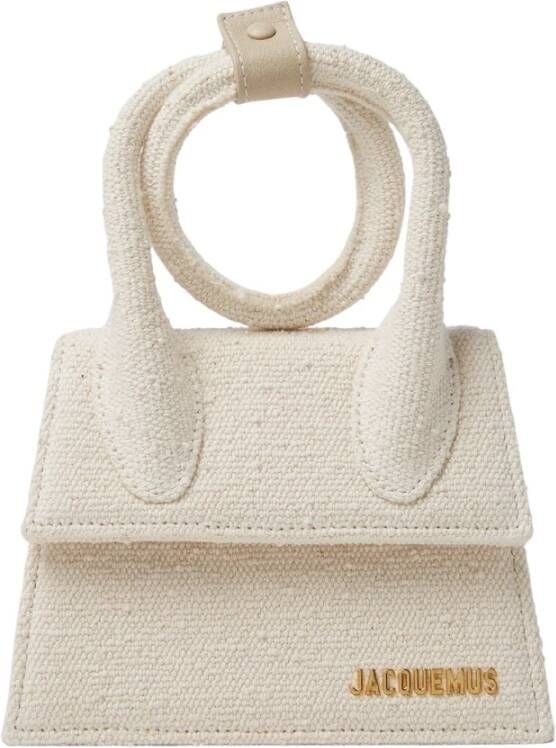 Jacquemus Le Chiquito Noeud shoulder bag Beige Dames