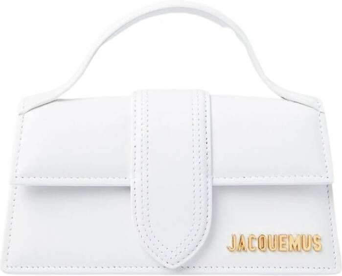 Jacquemus Gestructureerde Crossbody Tas in Wit White Dames