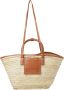 Jacquemus Soli Beach Basket Tas met Bovenhandvatten Brown Dames - Thumbnail 1