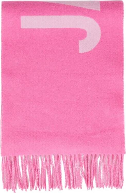 Jacquemus Wintersjaal Roze Dames