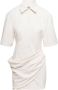 Jacquemus Witte Gedrapeerde Overhemdjurk White Dames - Thumbnail 1
