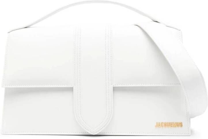 Jacquemus Witte Le Bambinou 100% Katoenen Baby Romper White Dames