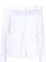 Jacquemus 100 White Peplo Shirt Stijlvolle mouwloze top White Dames - Thumbnail 2