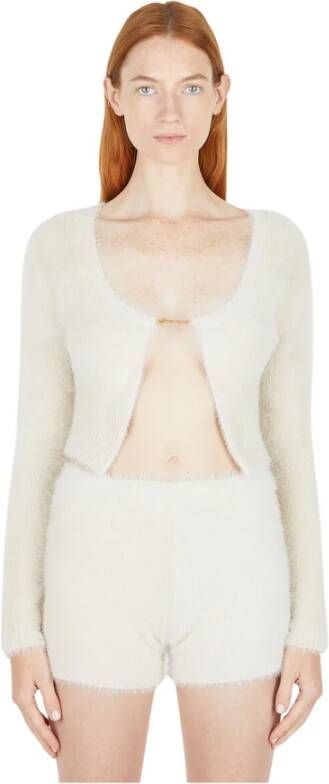 Jacquemus Zuid-Franse Glamour Cardigan Wit Dames