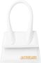 Jacquemus Totes Le Chiquito Top Handle Bag Leather in wit - Thumbnail 2