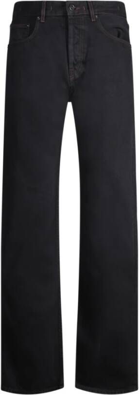 Jacquemus Zwarte Straight-Leg Jeans voor Heren Zwart Heren