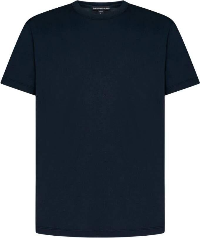 James Perse Blauwe T-shirts en Polos Blauw Heren