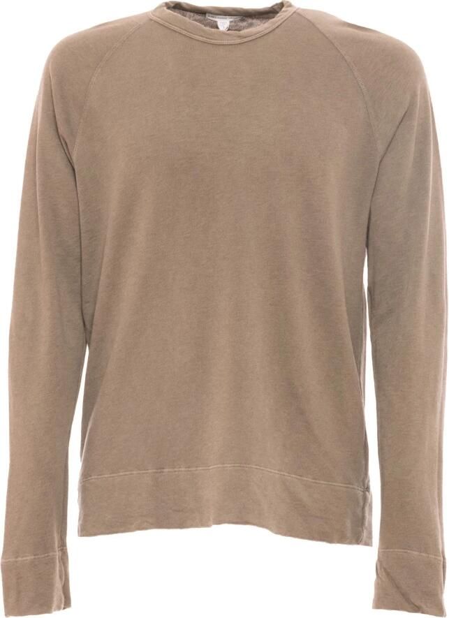 James Perse Stijlvol Sweatshirt Mxa3278 RRP Gray Heren