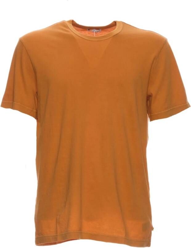 James Perse Mlj3311 CTP T-Shirt Oranje Heren