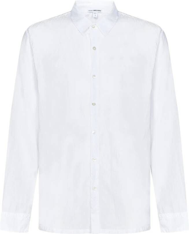 James Perse Shirts White Heren