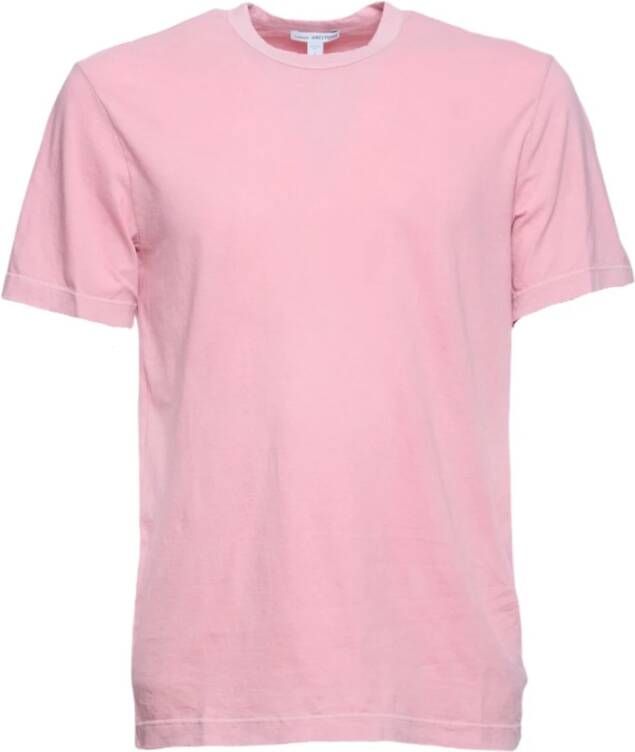 James Perse T-shirt Roze Heren