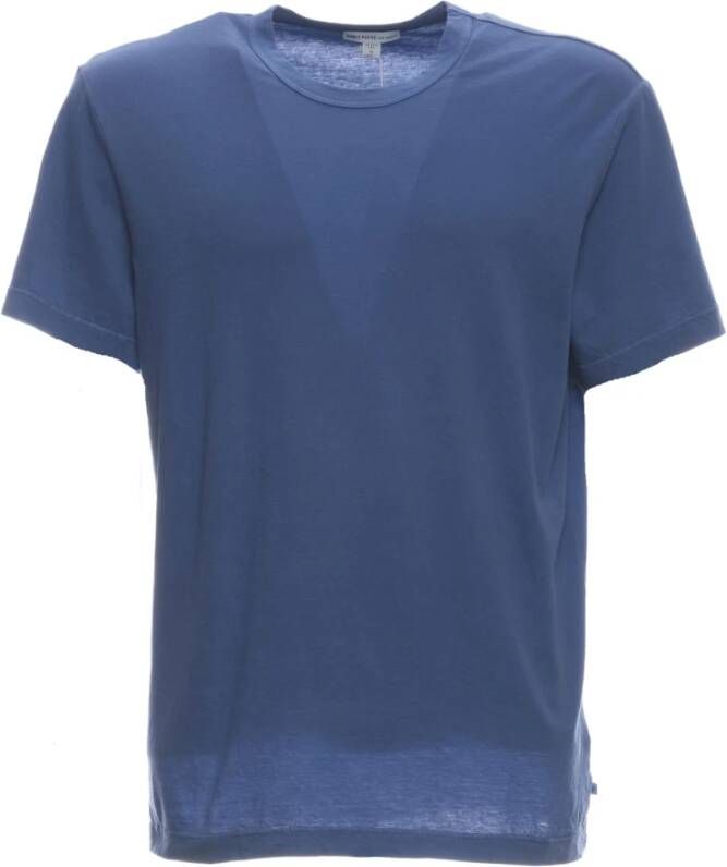 James Perse T-Shirts Blauw Heren